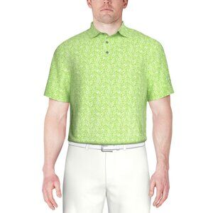Pga Tour Men Regular fit Short Sleeve Polo Shirt Size XXL Green